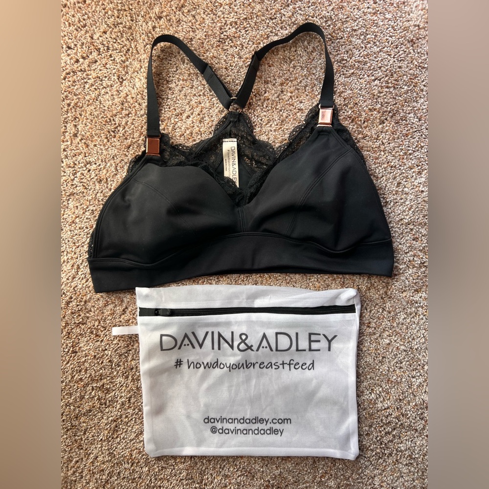 Davin and Adley Ella Nursing Pumping Lace Bralette